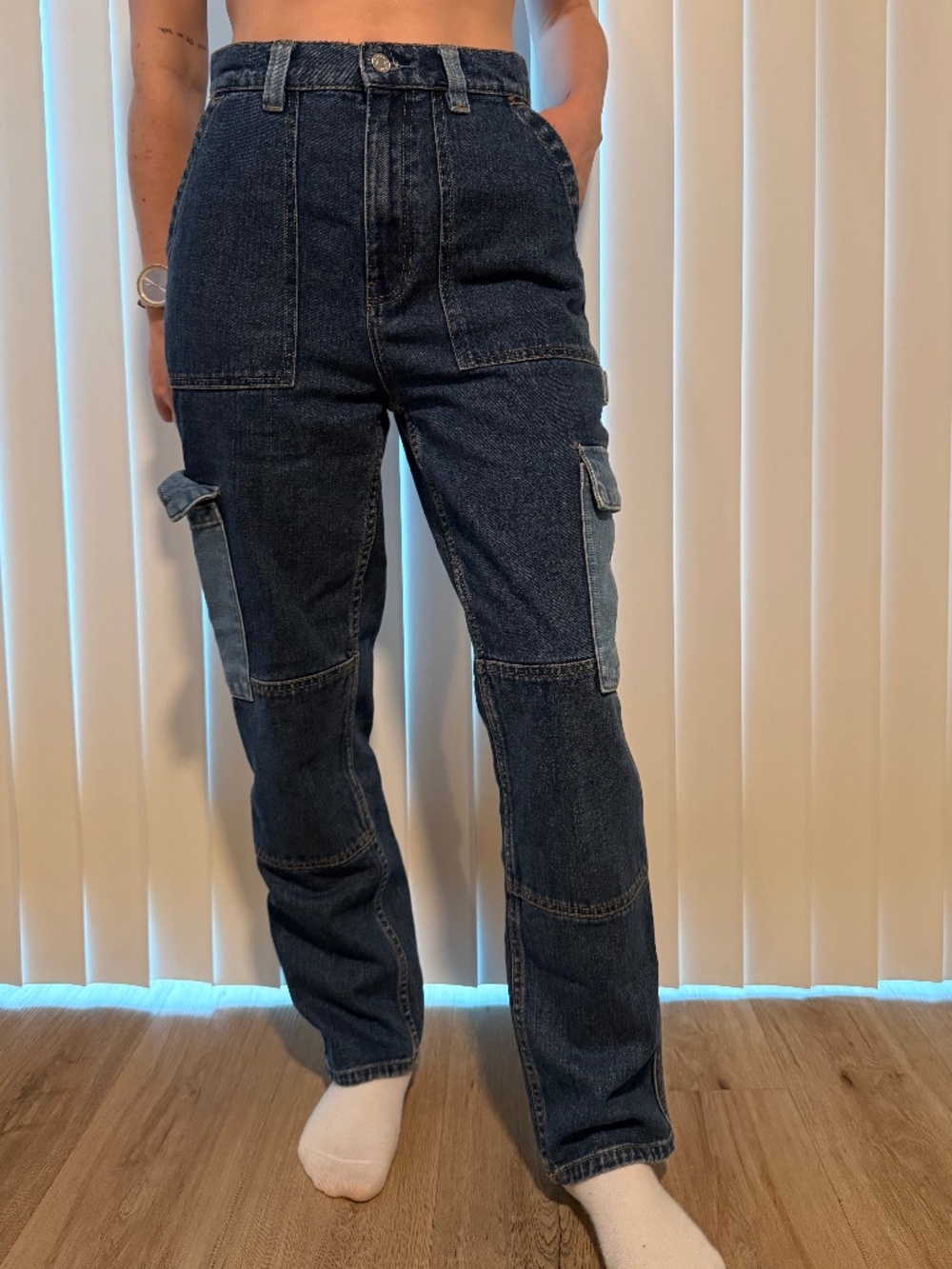 Pacsun High Rise Carpenter Jeans 100% Cotton Size 26